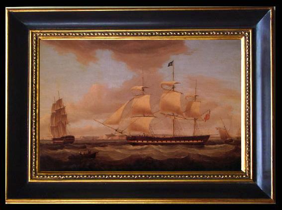 framed  Thomas Whitcombe H.C.S Duchess of Atholl on her amaiden voyage, Ta093